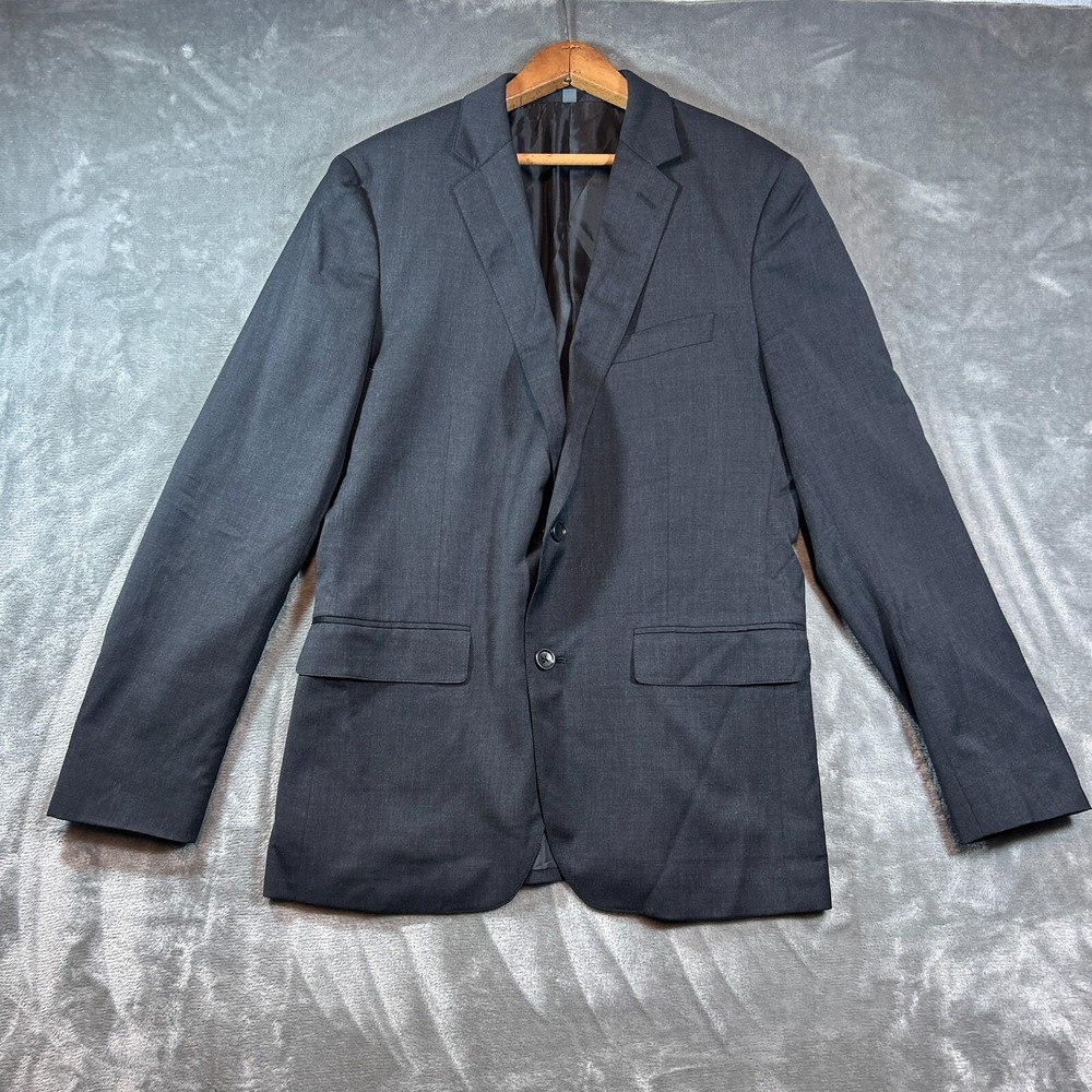 Bonobos Jacket Mens 40R Gray Blazer Reda Wool Slim Fit‎ Suit Business Wedding